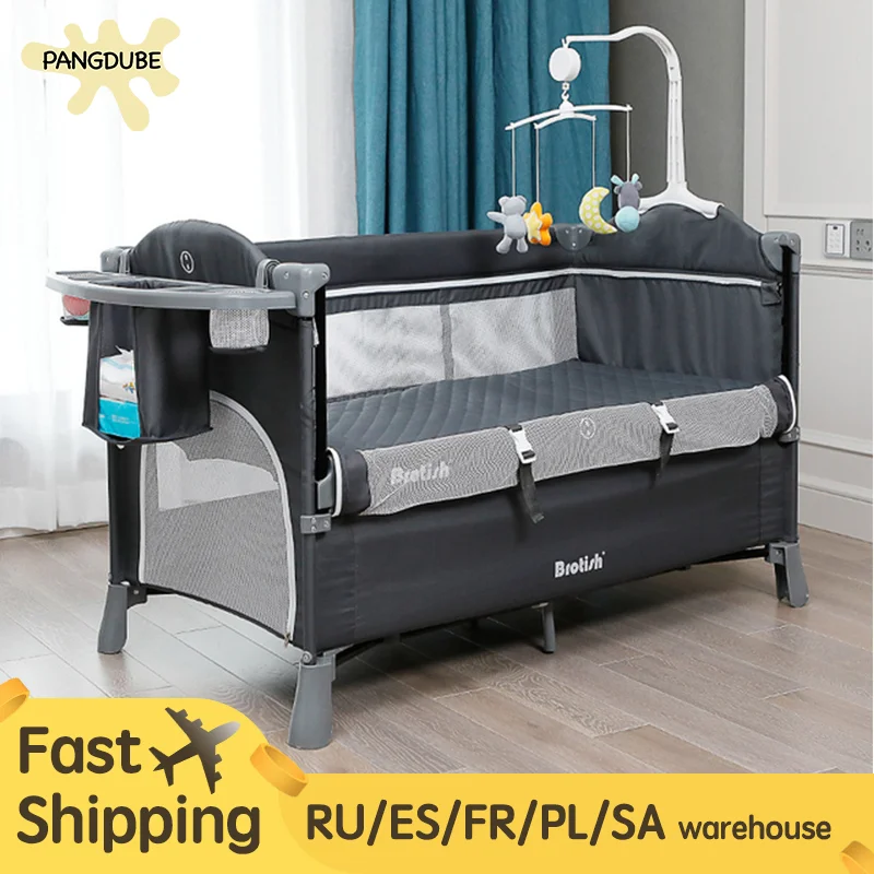 Multifunctional Cribs for Baby 0~6 Years Old Baby Crib Foldable Newborn Baby Bed Trolley Cradles for Baby Changing Diaper Table
Multifunctional Cribs for Baby 0~6 Years Old Baby Crib Foldable Newborn Baby Bed Trolley Cradles for Baby Changing Diaper Table