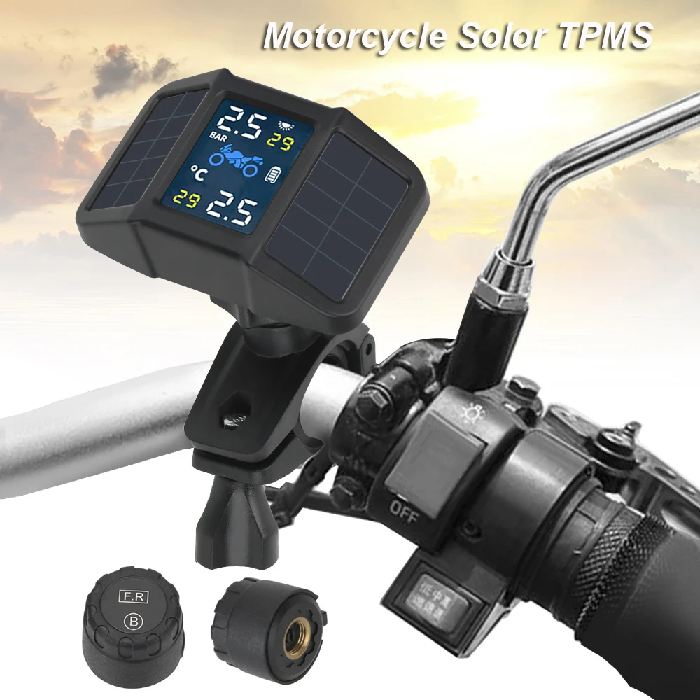 Solar Display Motorcycle TPMS Tire Pressure Sensors Monitoring System Tyre Test Diagnostic Tools Tester Motorbike Accessories
Solar Display Motorcycle TPMS Tire Pressure Sensors Monitoring System Tyre Test Diagnostic Tools Tester Motorbike Accessories