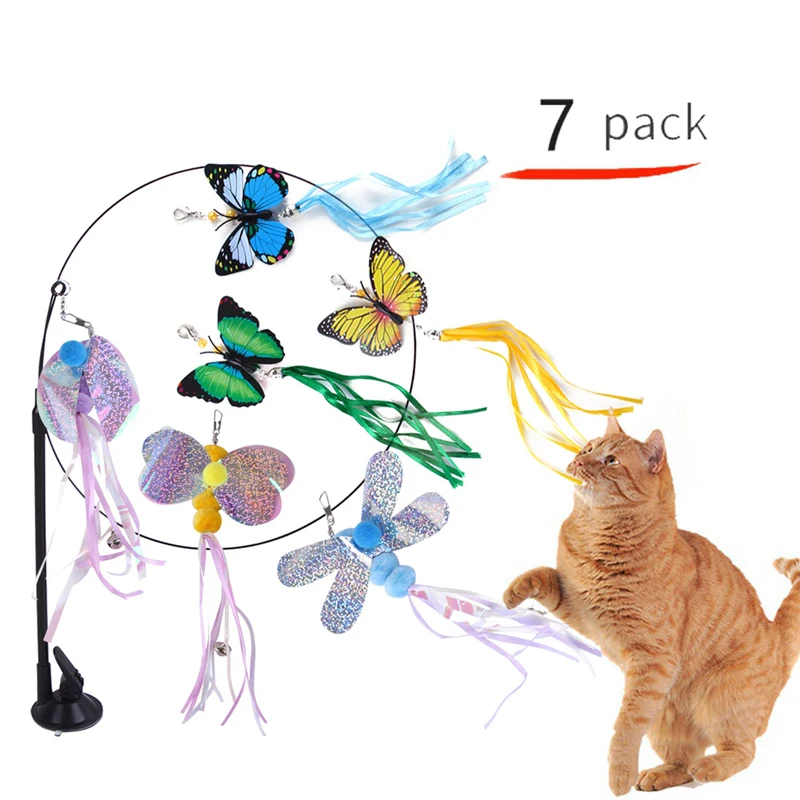 Simulation Bird Interactive Cat Stick Toys with Suction Cup Funny Feather Bird for Kitten Play Chase Exercise Cat Toys Supplies
Simulation Bird Interactive Cat Stick Toys with Suction Cup Funny Feather Bird for Kitten Play Chase Exercise Cat Toys Supplies