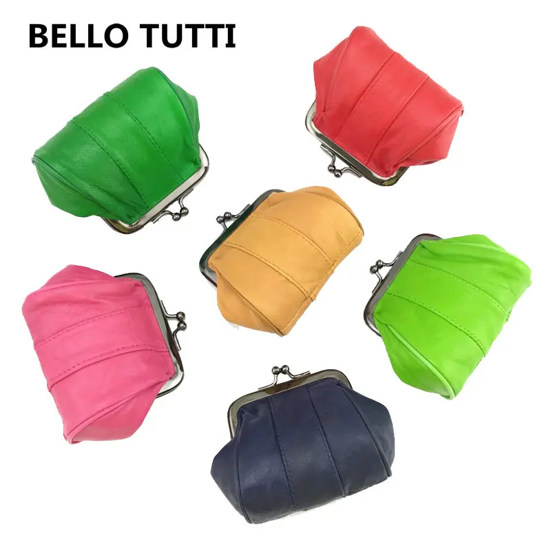 BELLO TUTTI Mini Coin Purses Money Clip Fashion Women Key Small Wallets Original Metal Hasp Genuine Leather Sheepskin Change Bag
BELLO TUTTI Mini Coin Purses Money Clip Fashion Women Key Small Wallets Original Metal Hasp Genuine Leather Sheepskin Change Bag
