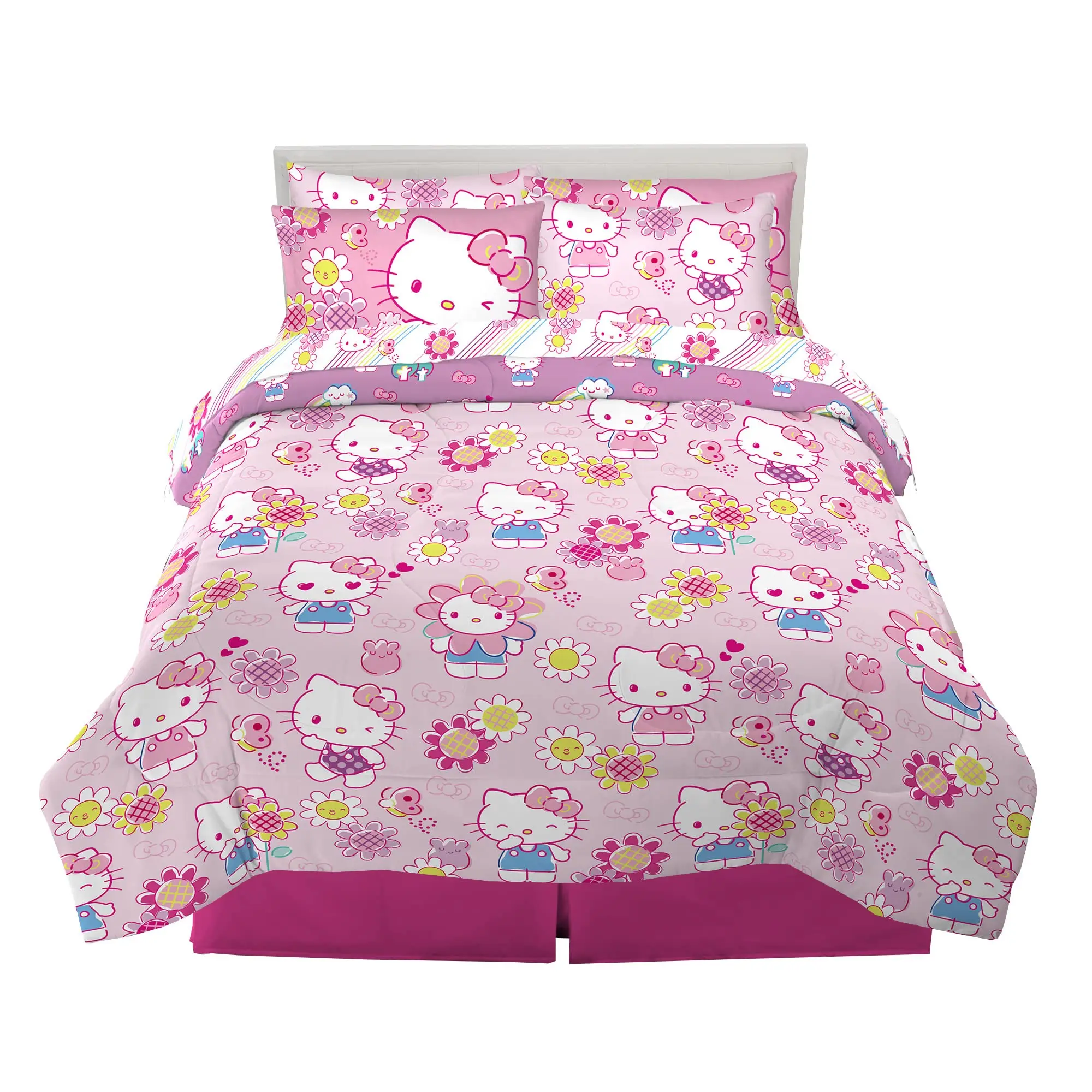 Franco Kids Bedding Super Soft Comforter and Sheet Set with Sham, 7 Piece Full Size, Hello Kitty
Franco Kids Bedding Super Soft Comforter and Sheet Set with Sham, 7 Piece Full Size, Hello Kitty