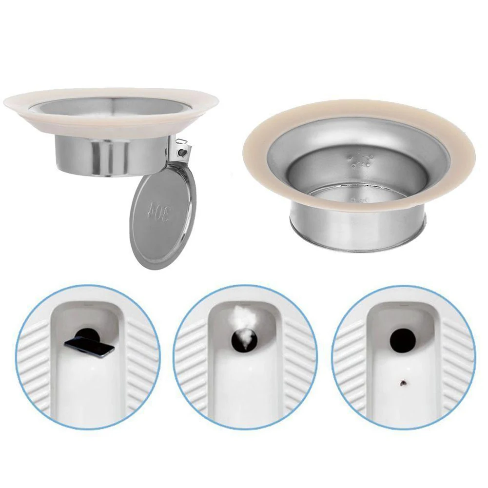 Durable Squatting Pan Anti-smell Plug Squat Toilet Deodorize Stopper Stainless Bathtub Anti-blocking Cover Bathroom Accessorie
Durable Squatting Pan Anti-smell Plug Squat Toilet Deodorize Stopper Stainless Bathtub Anti-blocking Cover Bathroom Accessorie