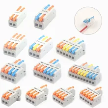 Wire Connector Universal Compact Mini Quick Wire Connector Splitter Push-in Wire Terminal Home Connector 1 in Multiple Out
Wire Connector Universal Compact Mini Quick Wire Connector Splitter Push-in Wire Terminal Home Connector 1 in Multiple Out