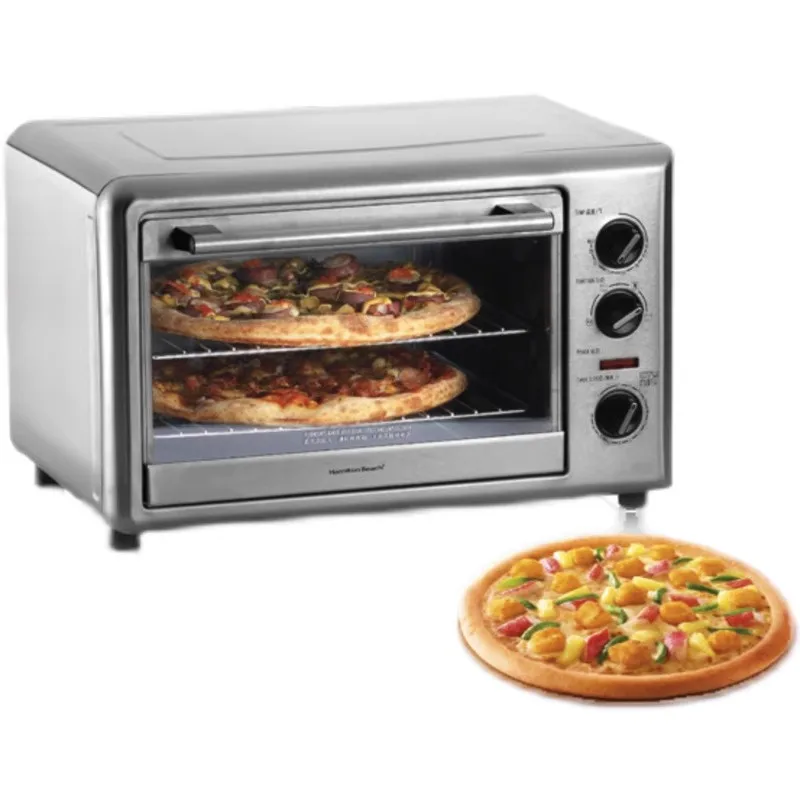 32 liter household multifunctional electric oven with independent temperature control for upper and lower tubes
32 liter household multifunctional electric oven with independent temperature control for upper and lower tubes