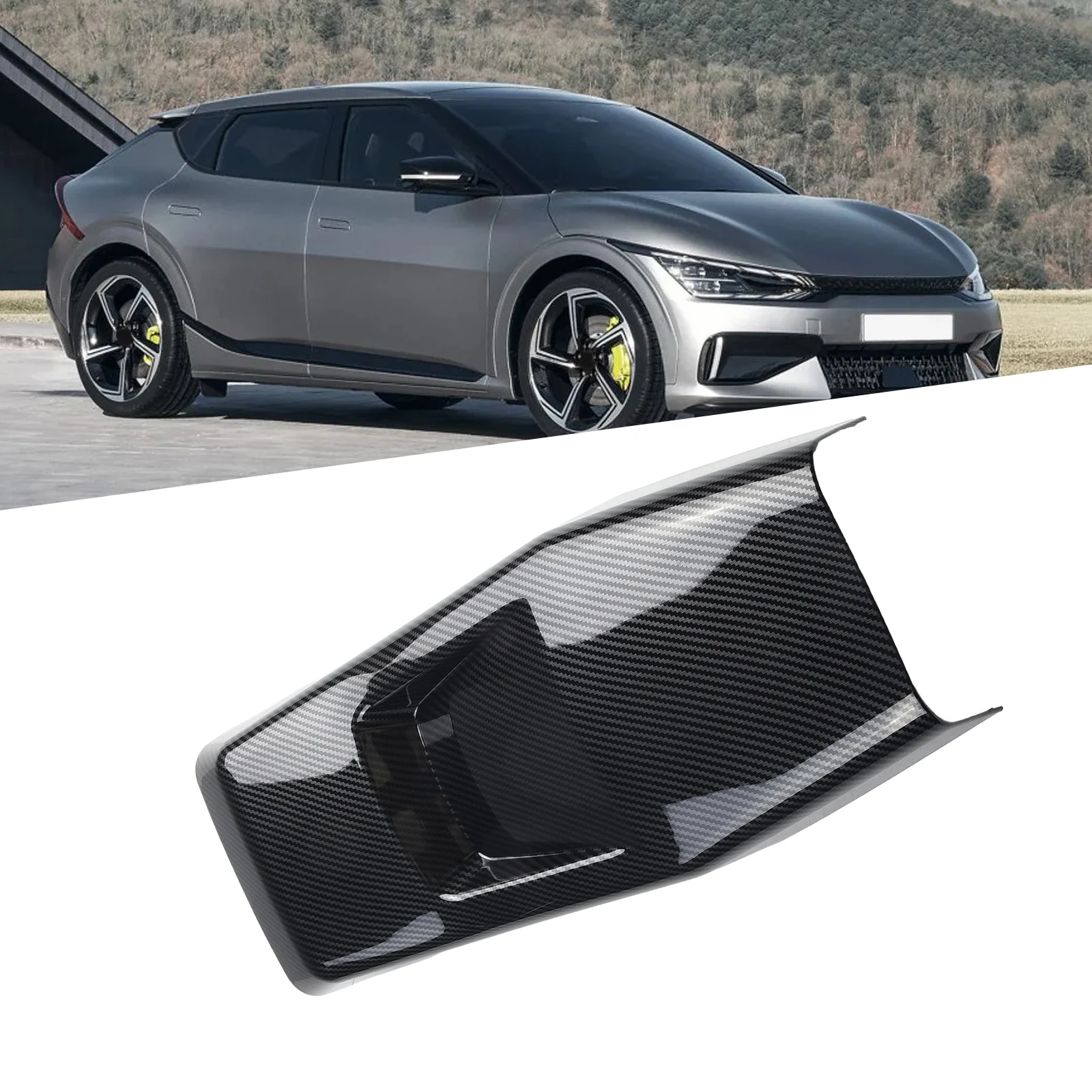 Car Rear Air Condition Vent Outlet Cover Trim Carbon Fiber Look Decals ABS Cover Interior Accessories For KIA EV6 2022 2023
Car Rear Air Condition Vent Outlet Cover Trim Carbon Fiber Look Decals ABS Cover Interior Accessories For KIA EV6 2022 2023