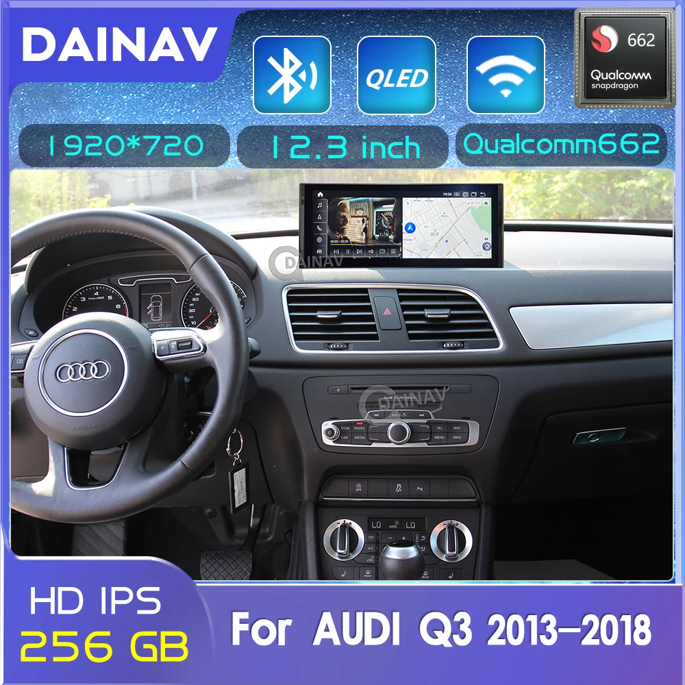 Qualcomm 662 8+256GB Android Car Radio For Audi Q3 2013-2018 Car Stereo Multimedia Player GPS Navigation head unit 4G carplay
Qualcomm 662 8+256GB Android Car Radio For Audi Q3 2013-2018 Car Stereo Multimedia Player GPS Navigation head unit 4G carplay