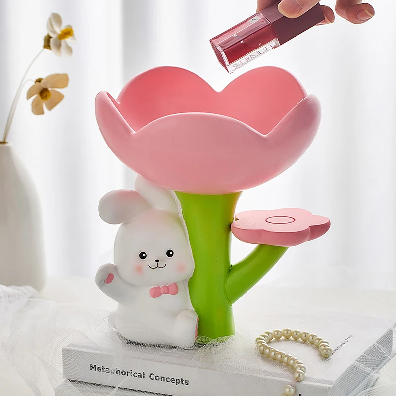 Resin Home Decor Creative Cartoon Rabbit Figurine Flower Storage Tray Lovely Office Desktop Ornament Bedside Table Decoration
Resin Home Decor Creative Cartoon Rabbit Figurine Flower Storage Tray Lovely Office Desktop Ornament Bedside Table Decoration
