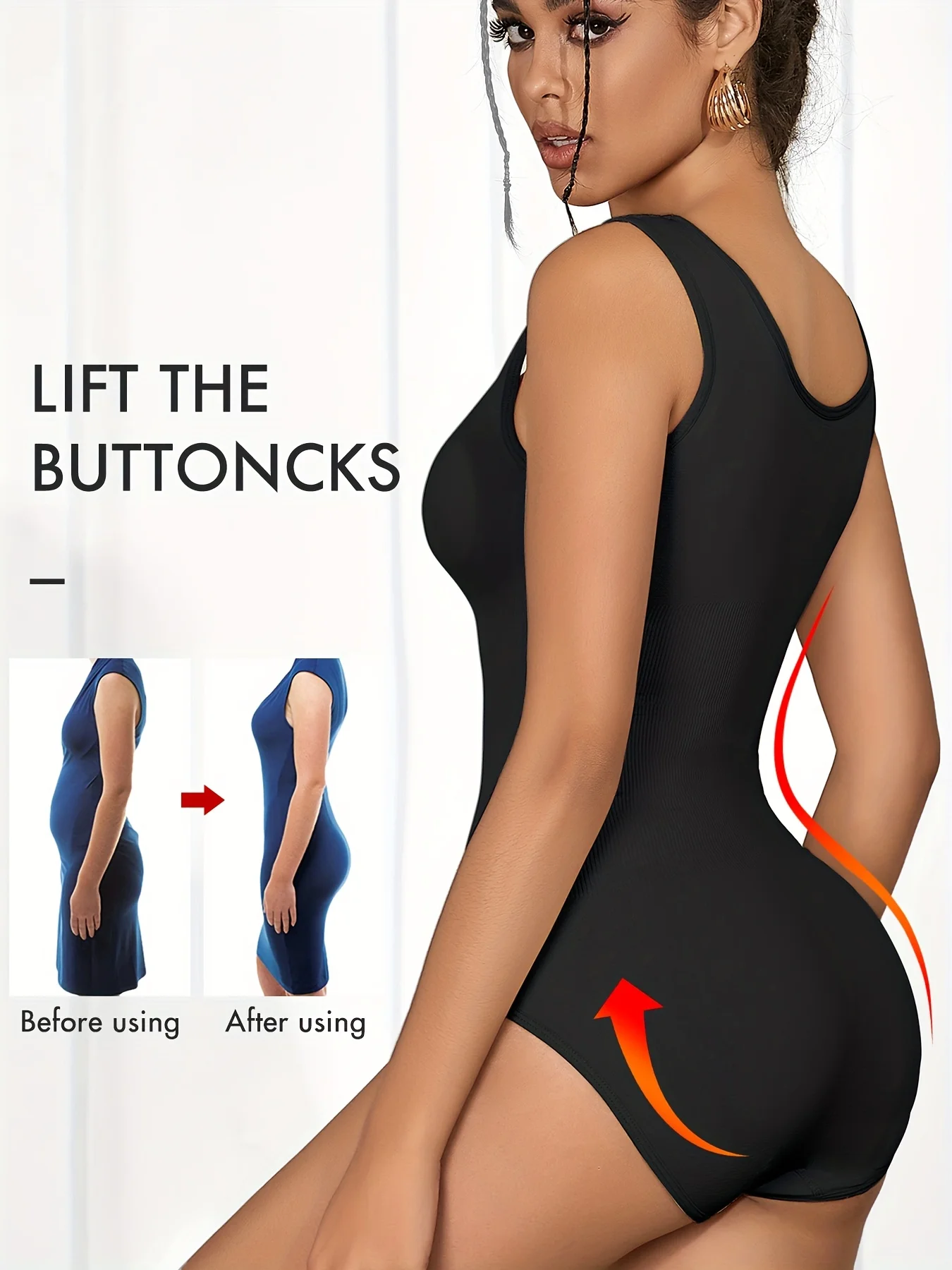 Seamless Solid Shaping Bodysuit Tummy Control Butt Lifting Slimmer Body Shaper Women's Underwear & Shapewear
Seamless Solid Shaping Bodysuit Tummy Control Butt Lifting Slimmer Body Shaper Women's Underwear & Shapewear