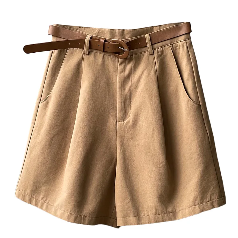 Women's Summer OL Short Pant Female Korean High Waist Slim Cotton Wide-leg Shorts 7-5
Women's Summer OL Short Pant Female Korean High Waist Slim Cotton Wide-leg Shorts 7-5