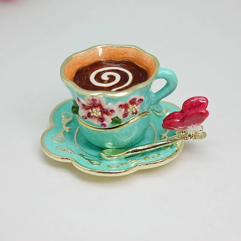 SHINNYGIFTS New Style European Style Wedding Favor Enamel Coffee Cup Butterfly Decoration Box Ornaments
SHINNYGIFTS New Style European Style Wedding Favor Enamel Coffee Cup Butterfly Decoration Box Ornaments