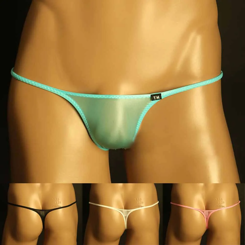 Men Thongs Sexy G-String Sheer Pouch Briefs Low Rise Panties See Through Bikini Soft Comfortable Underwear Men Sensual Lingerie
Men Thongs Sexy G-String Sheer Pouch Briefs Low Rise Panties See Through Bikini Soft Comfortable Underwear Men Sensual Lingerie