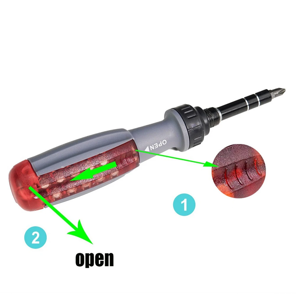 11 In 1 Ratchet Screwdriver Telescopic Tool Two-way ABS Handle Forward And Reverse Multi Bits Driver Brand New
11 In 1 Ratchet Screwdriver Telescopic Tool Two-way ABS Handle Forward And Reverse Multi Bits Driver Brand New