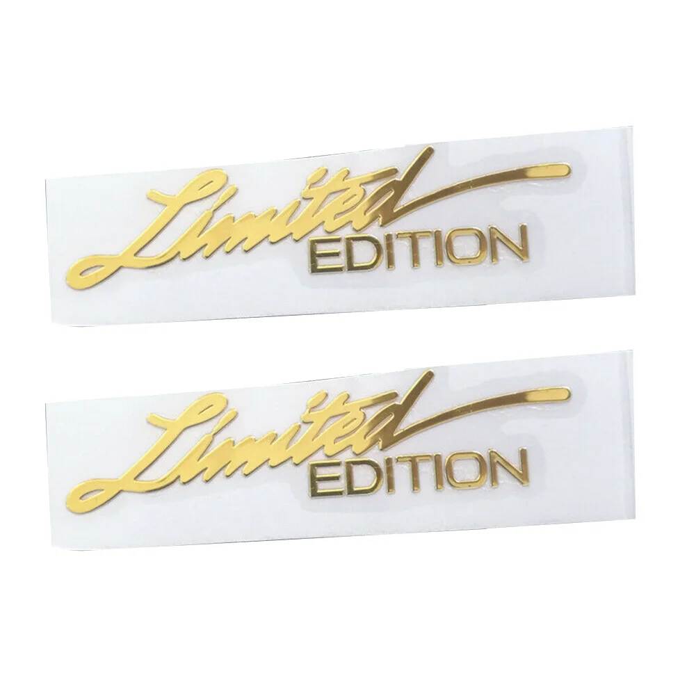 2pcs Limited Edition Metal Sticker 3D Metal Emblem Badge Motorcycle Automobile Decals Cars Styling Decoration
2pcs Limited Edition Metal Sticker 3D Metal Emblem Badge Motorcycle Automobile Decals Cars Styling Decoration