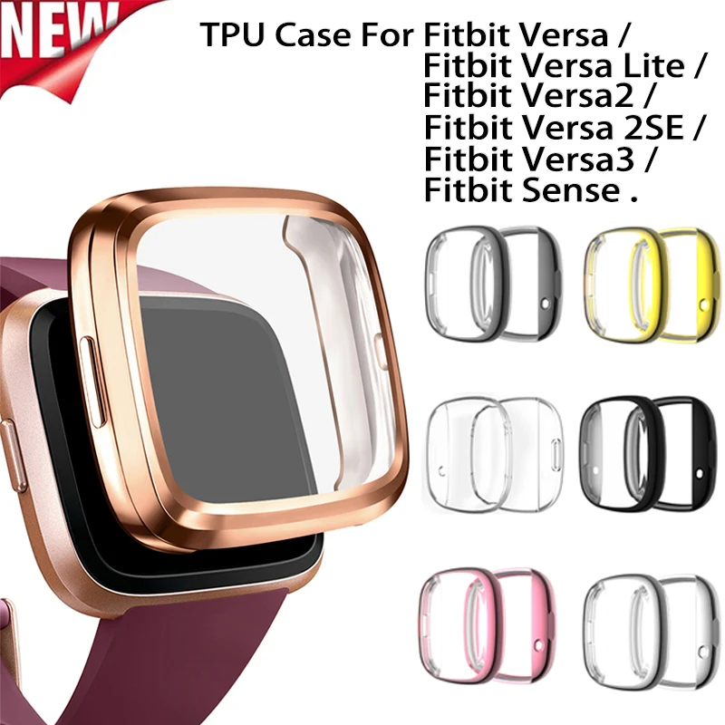 

Защитный чехол для Fitbit Versa 4/ 3 Чехол/Fitbit Sense 2/Sense2, Чехол Для Fitbit Versa3/Versa4/Versa 2, защитный чехол