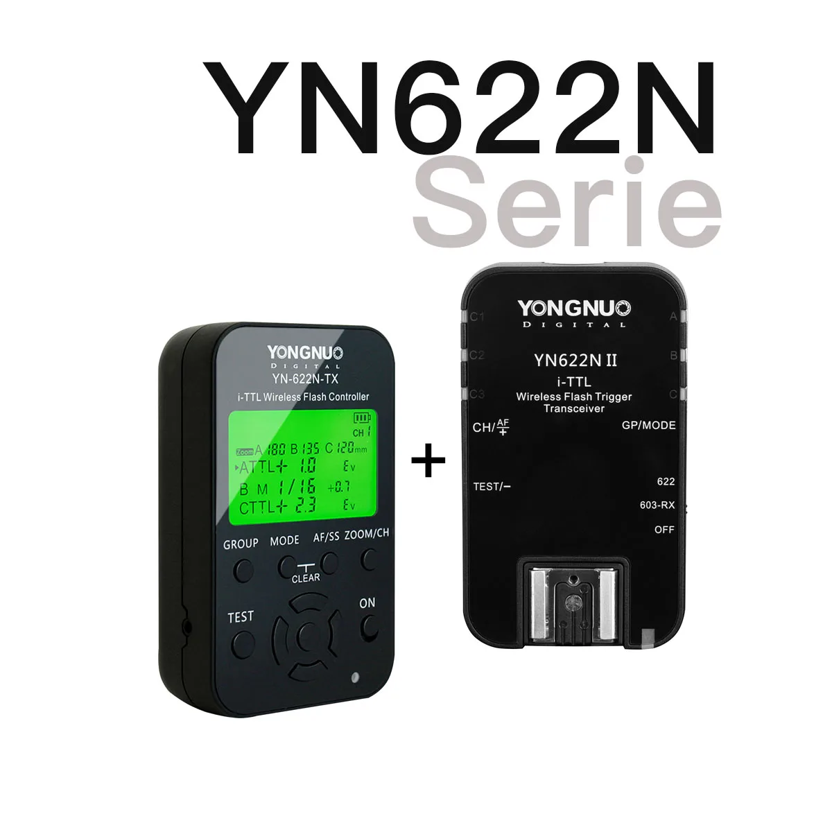 

YONGNUO YN622N II YN622N-TX YN622N KIT i-TLL Wireless Flash Trigger Transceiver for Nikon Camera for Yongnuo YN565 YN568 Flash