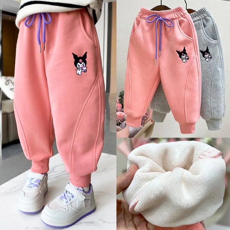 Anime Sanrioed Kuromi Kids Winter Warm Sports Pants Boy Girl Cotton Pants Trousers Plus Thick Velvet Child Clothes Outfits 6/8 Y
Anime Sanrioed Kuromi Kids Winter Warm Sports Pants Boy Girl Cotton Pants Trousers Plus Thick Velvet Child Clothes Outfits 6/8 Y