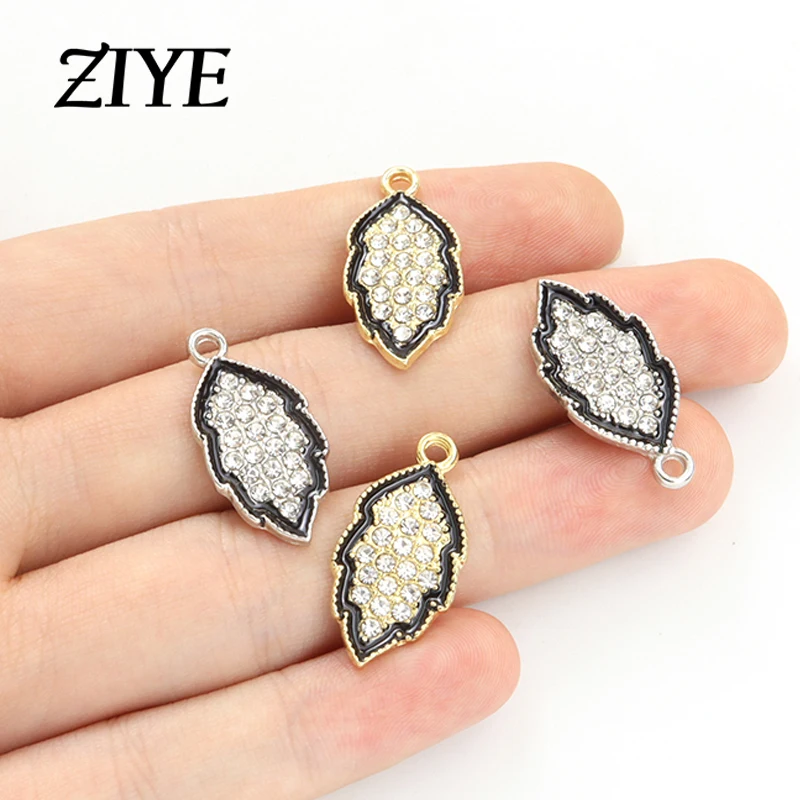 10pcs Fashion Crystal Leaf Charms for Jewelry Making Enamel Pendant DIY Handmade Sparkling Earrings Necklaces Accessories Crafts
10pcs Fashion Crystal Leaf Charms for Jewelry Making Enamel Pendant DIY Handmade Sparkling Earrings Necklaces Accessories Crafts