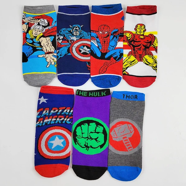 Fashion Funny Marvels Men's Socks American Team Thor Steel Men Women Cartoon Socks Happy Harajuku Cosplay Sports Skateboard Sock
Fashion Funny Marvels Men's Socks American Team Thor Steel Men Women Cartoon Socks Happy Harajuku Cosplay Sports Skateboard Sock