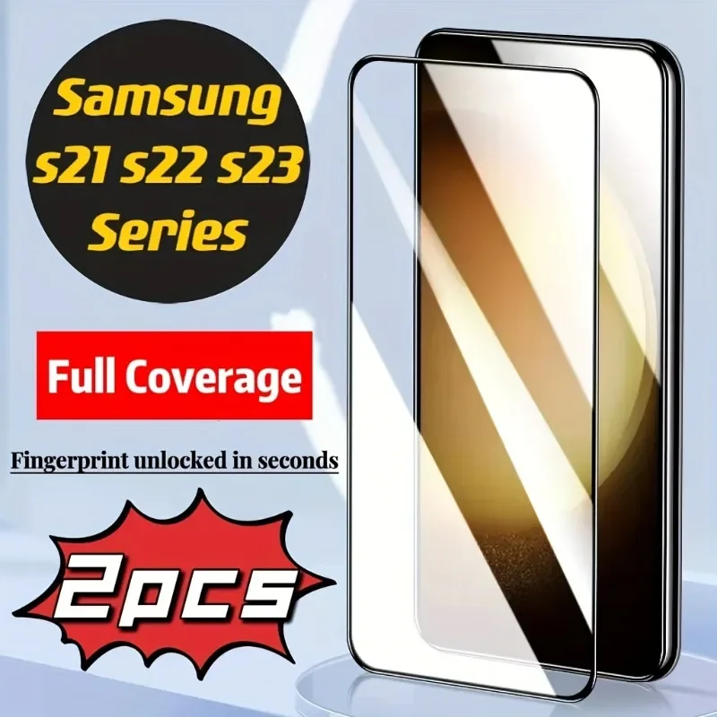 

2 шт. 9H HD закаленное стекло для Samsung Galaxy S23 Ultra S22 Plus S21 S20 Ultra S8 S9 Защитные пленки для экрана