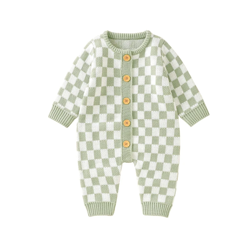 Baby Rompers Long Sleeves Plaid Knitted Newborn Netural Jumpsuits Overall Costume Infant Boys Girls Outwear Outfits Sets Clothes
Baby Rompers Long Sleeves Plaid Knitted Newborn Netural Jumpsuits Overall Costume Infant Boys Girls Outwear Outfits Sets Clothes