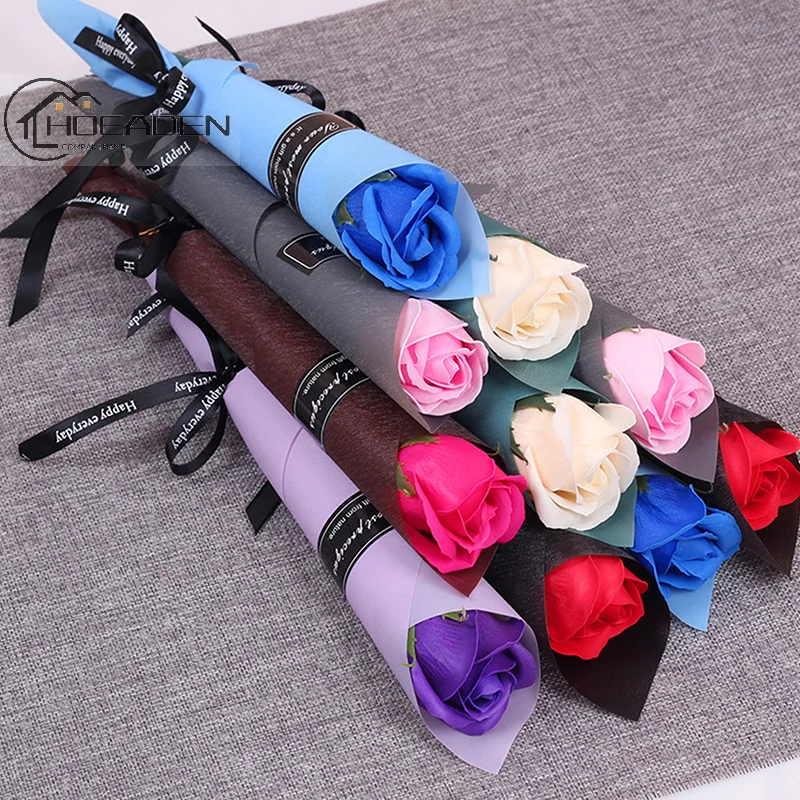 Soap Rose Carnation Bouquet Valentine's Day Gift For Fridend Wedding Bouquet Home Decorations Holding Artificial Rose Flowers
Soap Rose Carnation Bouquet Valentine's Day Gift For Fridend Wedding Bouquet Home Decorations Holding Artificial Rose Flowers