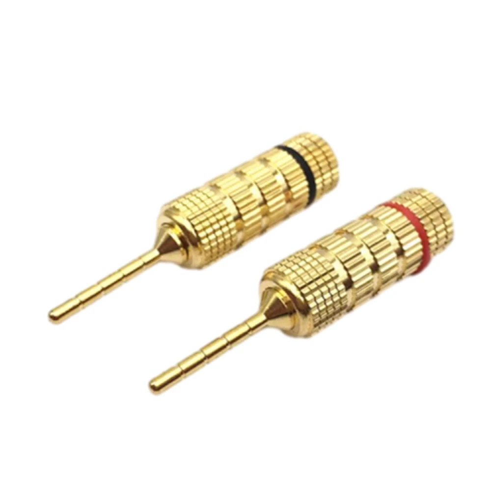 2PCS 2mm Gold-plated Banana Plug Connector Banana Pin Solder Free Straight Pin Banana Plug Connector
2PCS 2mm Gold-plated Banana Plug Connector Banana Pin Solder Free Straight Pin Banana Plug Connector