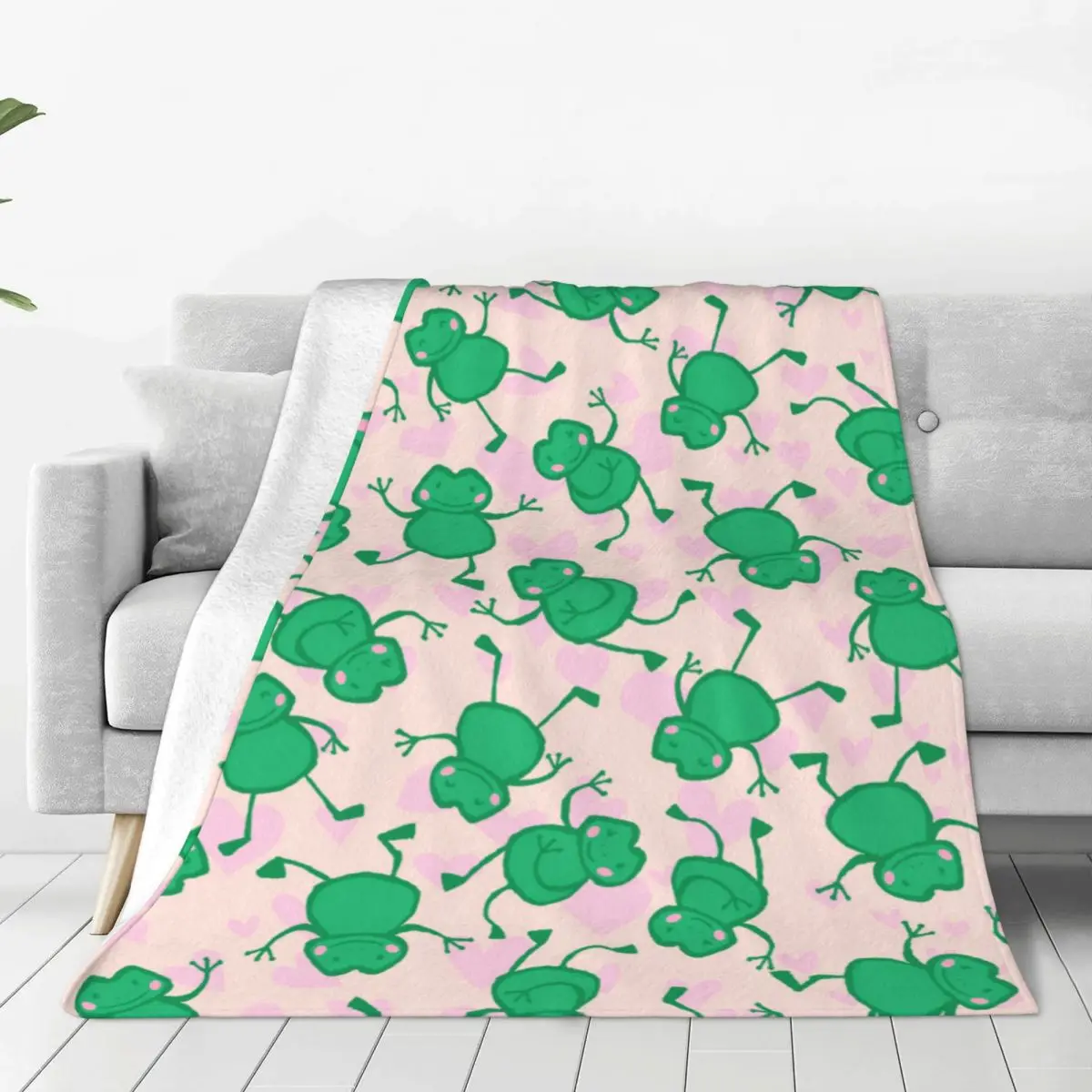 Pink Frog Knitted Blanket Velvet Frogs Animal Warm Throw Blanket for Bed Bedroom Quilt
Pink Frog Knitted Blanket Velvet Frogs Animal Warm Throw Blanket for Bed Bedroom Quilt