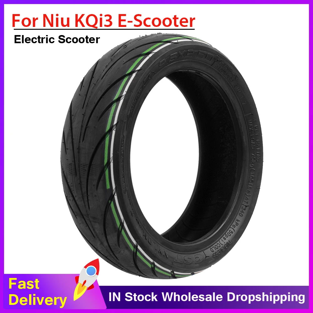 

9,5x2,50 CST вакуумная шина для электрического скутера Niu KQi3 долговечная бескамерная шина 9,5 дюйма шины запасные аксессуары