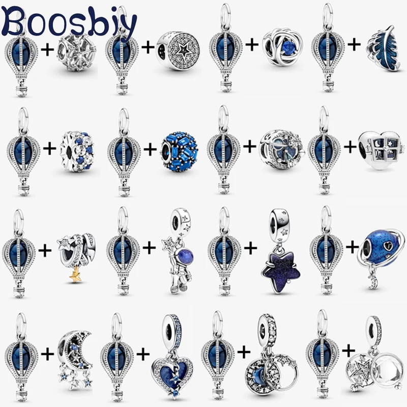 2Pc/Lot Blue Hot Air Balloon Tour Beads With Pendants Fit DIY Brand Charm Bracelets & Necklaces For Women Jewelry Making Gift
2Pc/Lot Blue Hot Air Balloon Tour Beads With Pendants Fit DIY Brand Charm Bracelets & Necklaces For Women Jewelry Making Gift