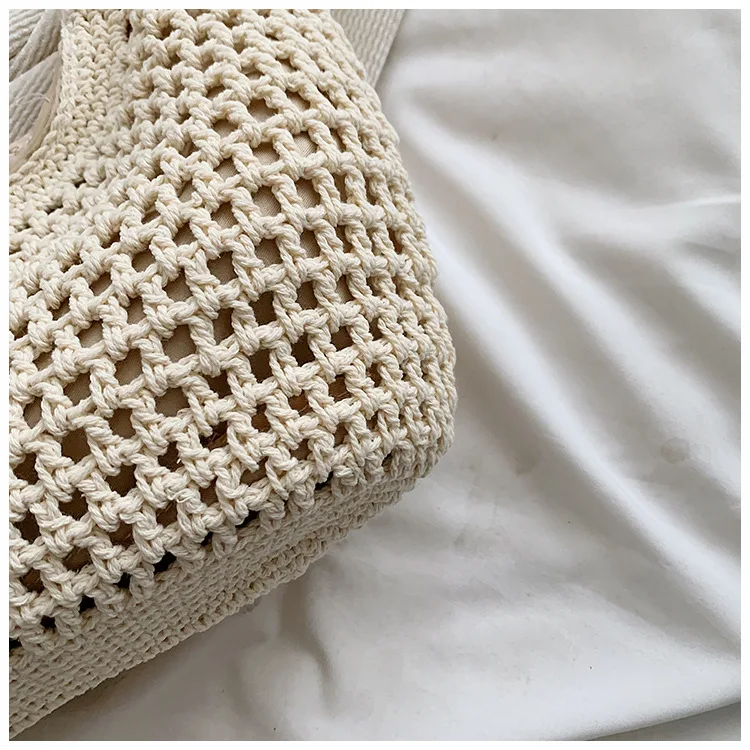 Summer Hollow Woven Tote Bag - Large Capacity 28 S301b7e49cf054d76a54e02a8eae05208a