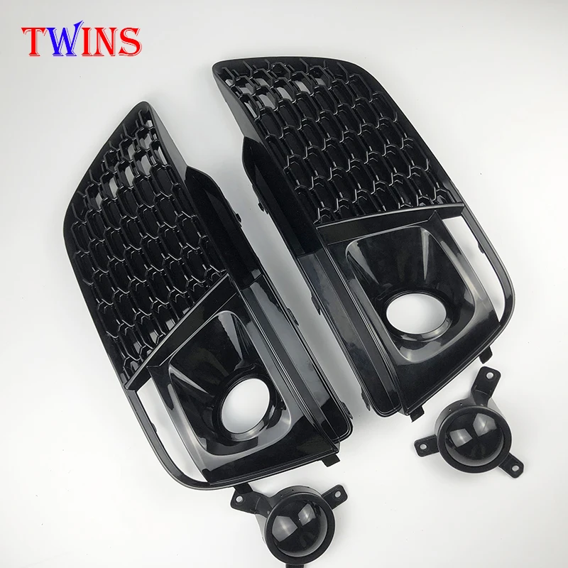 Car Front Bumper Fog Lamp Grills Fit for Audi RSQ5 SQ5 Q5 2018 2019 Sport Style Fog Light Grills In Racing Grills ABS
Car Front Bumper Fog Lamp Grills Fit for Audi RSQ5 SQ5 Q5 2018 2019 Sport Style Fog Light Grills In Racing Grills ABS