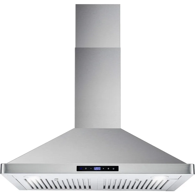 

COSMO COS-63175S Wall Mount Range Hood with Ducted Convertible Ductless (No Kit Included), Ceiling Chimney-Style Stove Vent