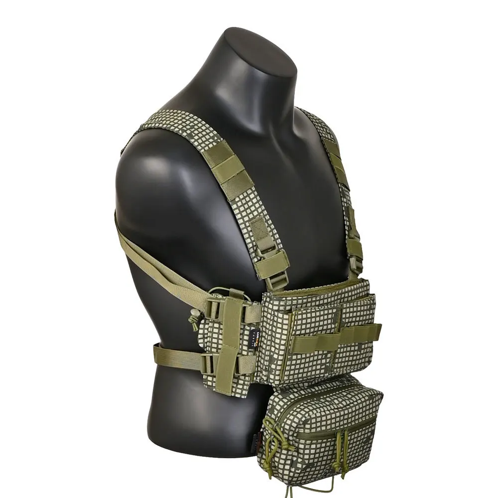 Tactical MK3 Micro Fight Chest Rig Vest With Drop Down Funny Pouch Cordura Nylon M4 AK Magazine Inserts Hunting Accessories
Tactical MK3 Micro Fight Chest Rig Vest With Drop Down Funny Pouch Cordura Nylon M4 AK Magazine Inserts Hunting Accessories