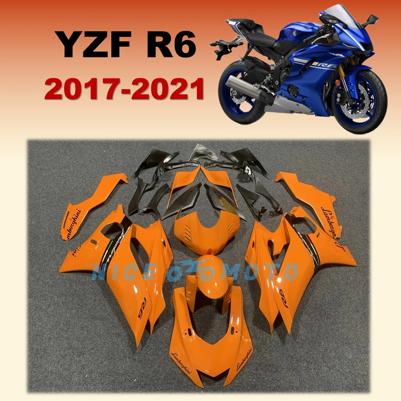 Комплект обтекателей для мотоцикла, подходит для YZFR6 2017 2018 2019 2020 2021 YZF R6 17 18 19 20 21 22, ярко-оранжевый Комплект кузова
Комплект обтекателей для мотоцикла, подходит для YZFR6 2017 2018 2019 2020 2021 YZF R6 17 18 19 20 21 22, ярко-оранжевый Комплект кузова