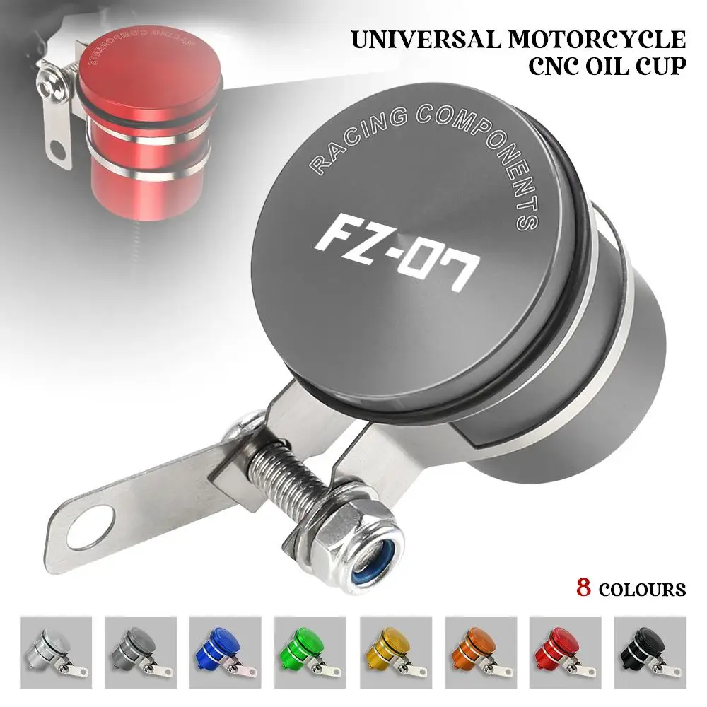 

For Yamaha FZ07 FZ09 MT 07 MT09 Kawasaki Z250 Z650 Z750 KLX Motorcycle Brake Fluid Reservoir Clutch Cylinder Tank Oil Fluid Cup