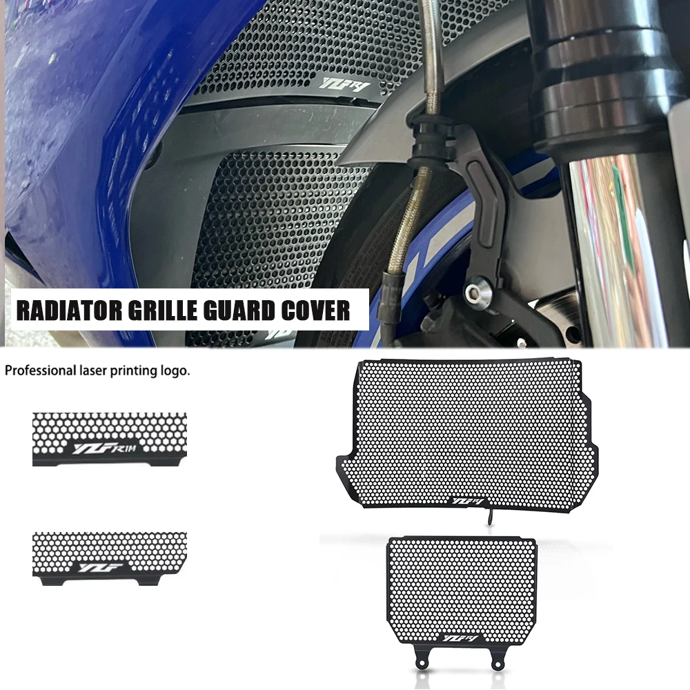 

2023 For Yamaha YZF-R1 YZF-R1M YZFR1 YZFR1M YZF R1/R1M Radiator Grille Guard Protector Cover 2015 2016 2017 2018 2019 2020 2021-