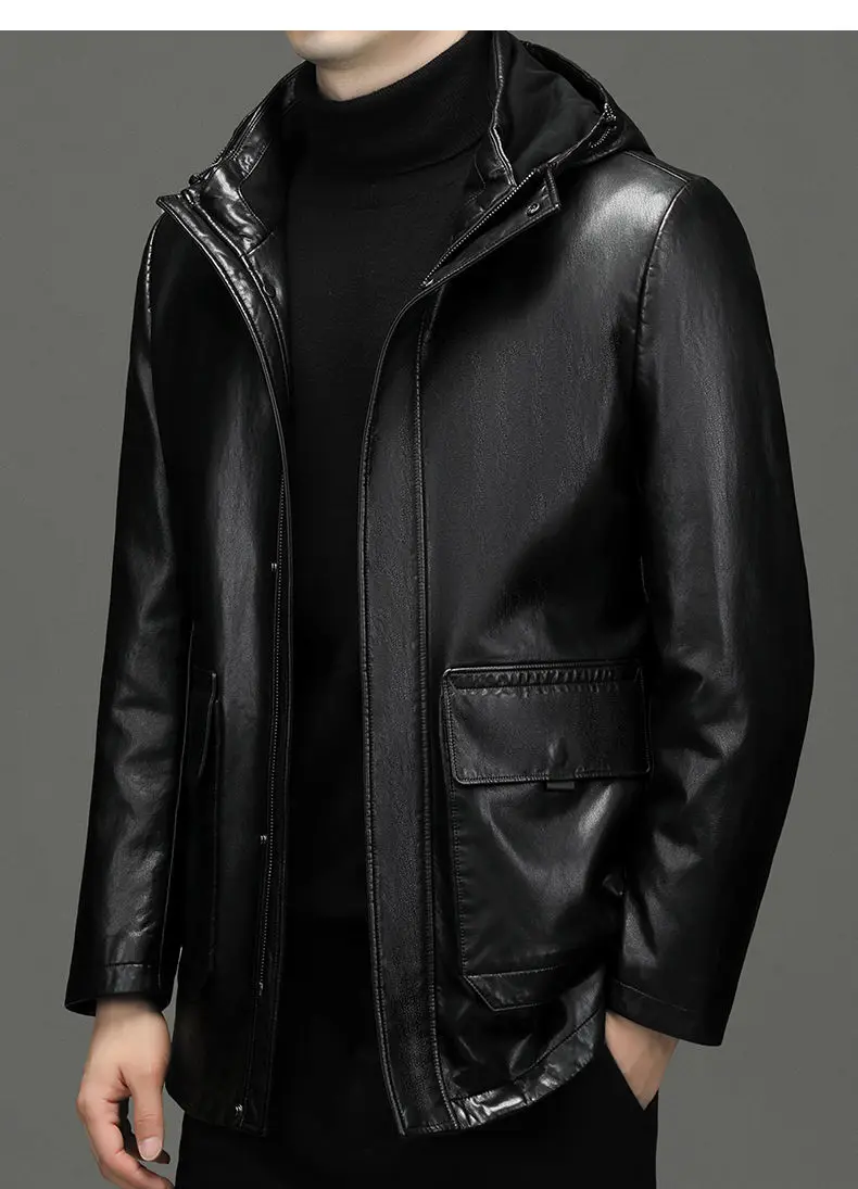 Men's Genuine Leather Jacket Hooded Down Jacket Coat Man Sheepskin Coat Windbreaker Male Winter Puffer Jacket Men Duck Down Coat 17 Mallzona S302314ba4ce34af0af65c5c1cffb77f6w Men's Genuine Leather Jacket Hooded Down Jacket Coat Man Sheepskin Coat Windbreaker Male Winter Puffer Jacket Men Duck Down Coat Mallzona