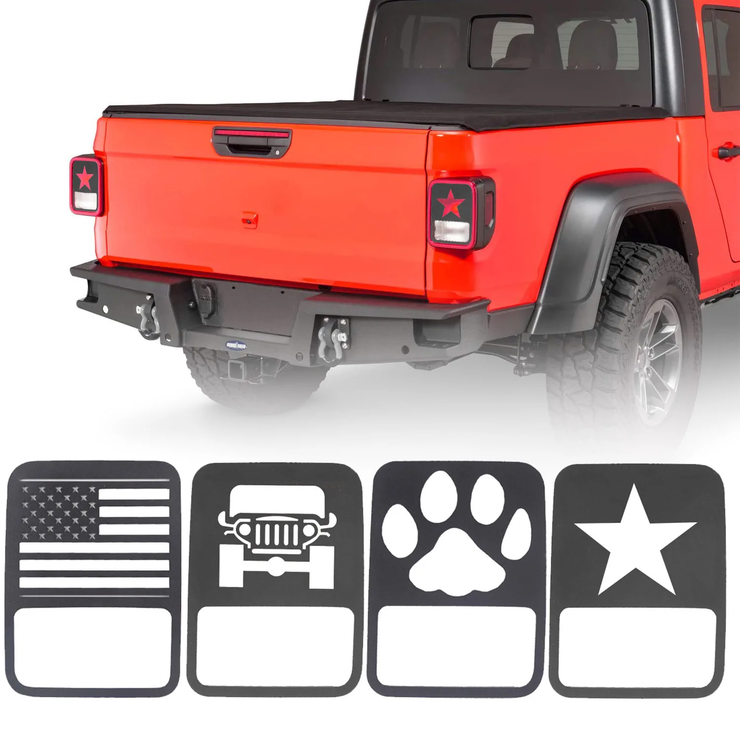 Car Tail Light Guard Rear Lamp Hood Decor Cover Trim Protective Sticker for Jeep Gladiator JT 2018+
Car Tail Light Guard Rear Lamp Hood Decor Cover Trim Protective Sticker for Jeep Gladiator JT 2018+
