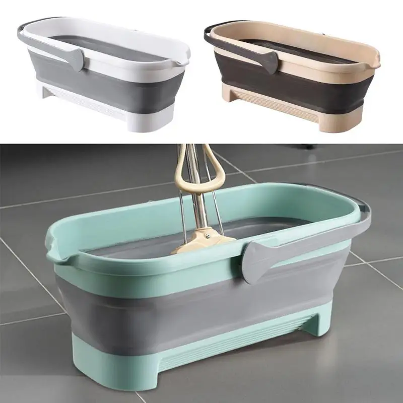 Collapsible Bucket Handy Baskets Foldable Bucket Portable Rectangular Folding Bucket With Sturdy Handle Household Mop Bucket
Collapsible Bucket Handy Baskets Foldable Bucket Portable Rectangular Folding Bucket With Sturdy Handle Household Mop Bucket