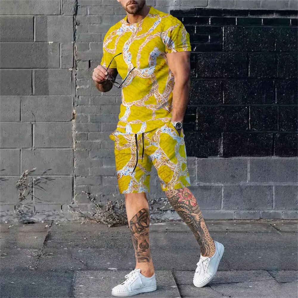 T-Shirt Men Casual Fashion Stripe Poker Ace of Spades Short Sleeve Gray Tee & Short SET 2023 Summer New Short-Sleeved Shorts
T-Shirt Men Casual Fashion Stripe Poker Ace of Spades Short Sleeve Gray Tee & Short SET 2023 Summer New Short-Sleeved Shorts