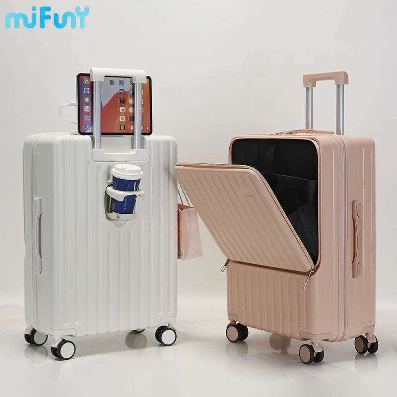 MiFuny Roller Luggage Large Capacity Travel Case Student Multi Functional Lightweight Trolley Case USB Charging Carry on Luggage
MiFuny Roller Luggage Large Capacity Travel Case Student Multi Functional Lightweight Trolley Case USB Charging Carry on Luggage