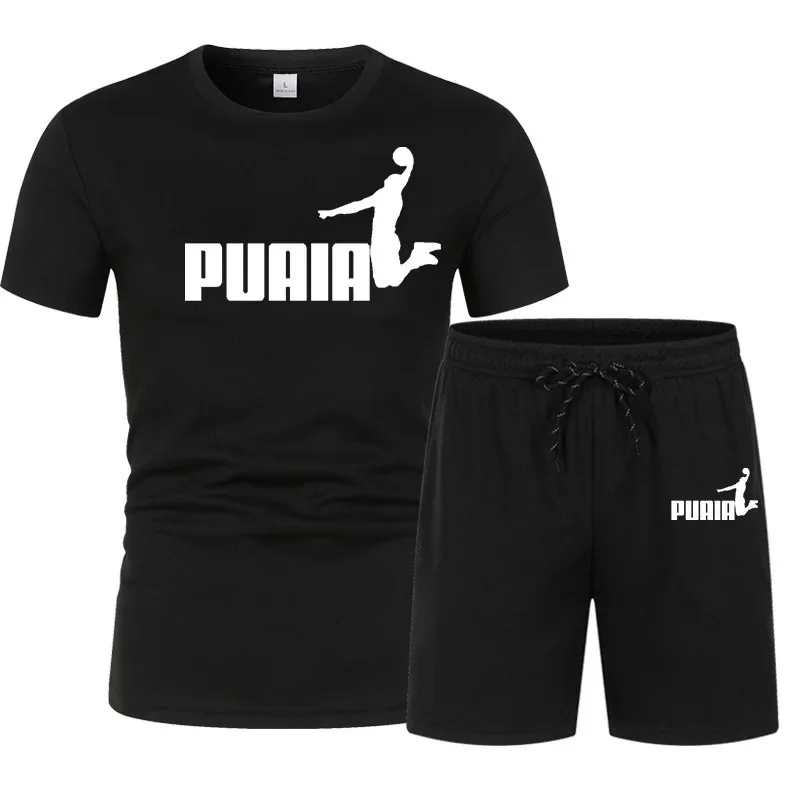 Summer popular men's T-shirt+shorts suit men's sportswear printed casual fashion short sleeved T-shirt set men's jogging set
Summer popular men's T-shirt+shorts suit men's sportswear printed casual fashion short sleeved T-shirt set men's jogging set