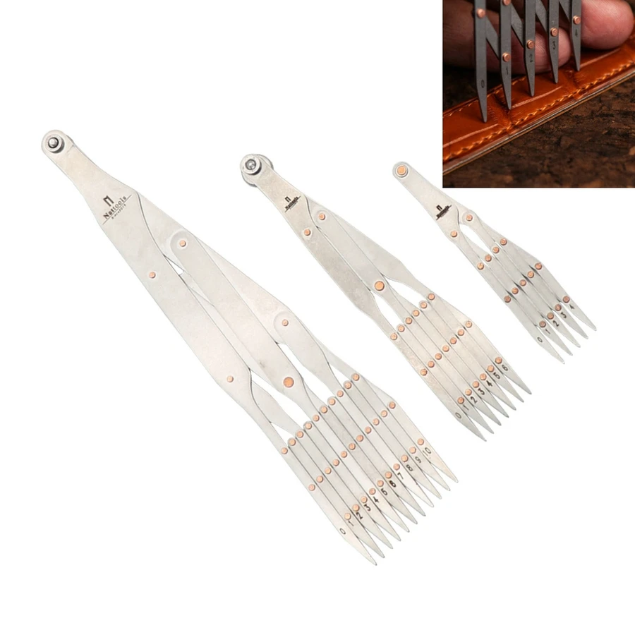 1PCS Leather Craft Belt Quick Mark Equally Spacing Isometric Divider Ruler Tool Knife Cutter Punch Leather DIY Auxiliary Tool
1PCS Leather Craft Belt Quick Mark Equally Spacing Isometric Divider Ruler Tool Knife Cutter Punch Leather DIY Auxiliary Tool