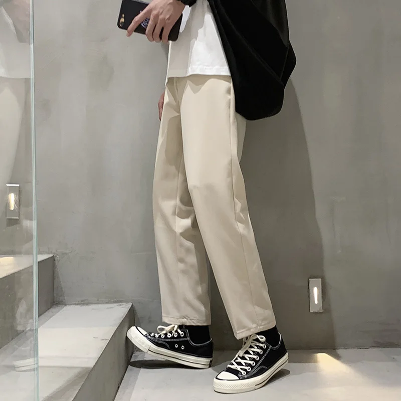 

Новинка лета, мужские тонкие мягкие модные деловые эластичные корейские мужские брюки, серые, черные, зеленые A128