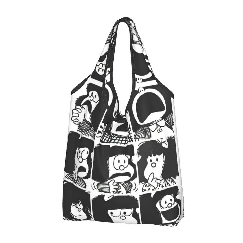 Custom Vintage Mafalda Manga Grocery Shopping Bag 129 S302dbb921b5f42849e0423f06e6d9aedJ