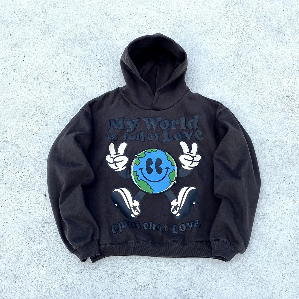 My World Is Full Of Love 3D Puff Fleece Hooded Hoodies for Men and Women Pullovers Baggy Y2k Ropa Hombre Sudadera Sweatshirts
My World Is Full Of Love 3D Puff Fleece Hooded Hoodies for Men and Women Pullovers Baggy Y2k Ropa Hombre Sudadera Sweatshirts