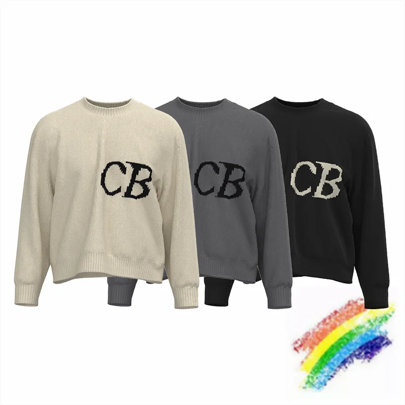 Apricot Black Gray Cole Buxton Sweater Men Women Top Quality Sweatshirts Knit Jacquard Sweaters
Apricot Black Gray Cole Buxton Sweater Men Women Top Quality Sweatshirts Knit Jacquard Sweaters