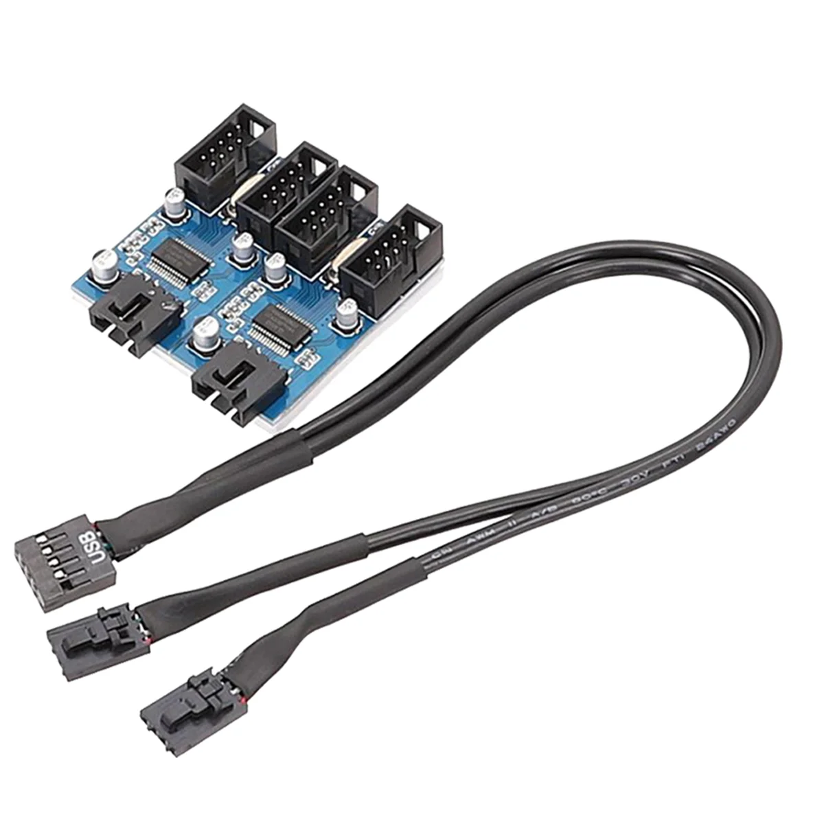 Motherboard 9Pin USB2.0 Extension Cable 9PIN to Dual 9PIN with Chip Support Multi-Interface Shared Extension Cable
Motherboard 9Pin USB2.0 Extension Cable 9PIN to Dual 9PIN with Chip Support Multi-Interface Shared Extension Cable