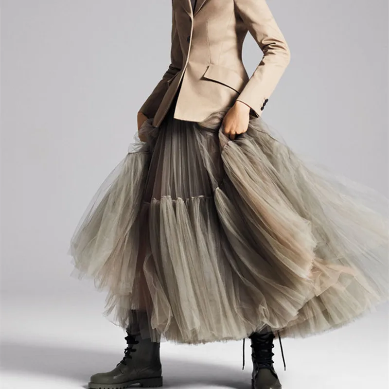 2023 Spring New High-End Fashion Black A-Line Gauze Skirt Hemline Half Skirt High Waist Shaggy Skirt Free Shipping
2023 Spring New High-End Fashion Black A-Line Gauze Skirt Hemline Half Skirt High Waist Shaggy Skirt Free Shipping