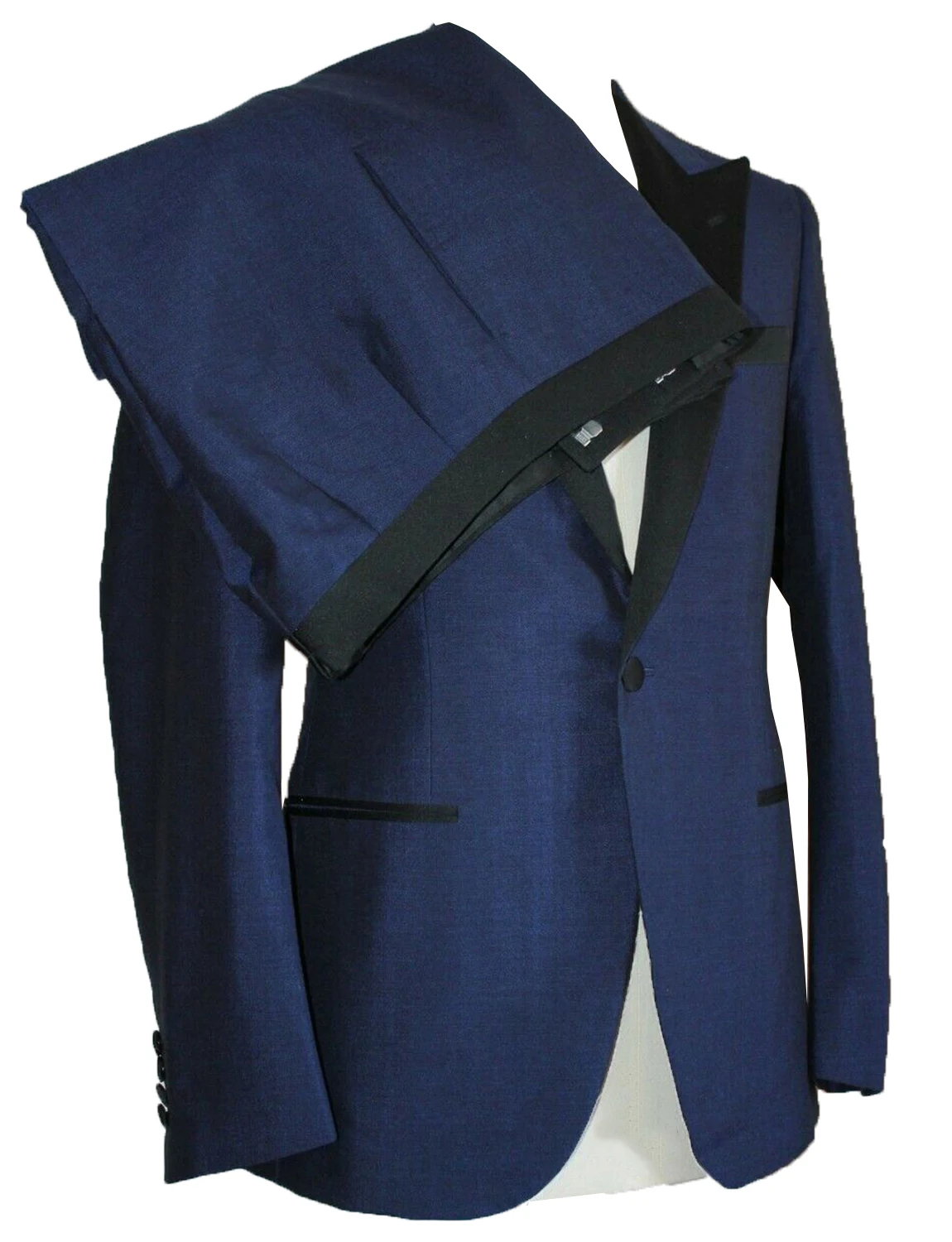 

Мужской костюм пиджак с лацканами, брюки на одной пуговице, комплект из 2 предметов для свадьбы, отдыха для жениха